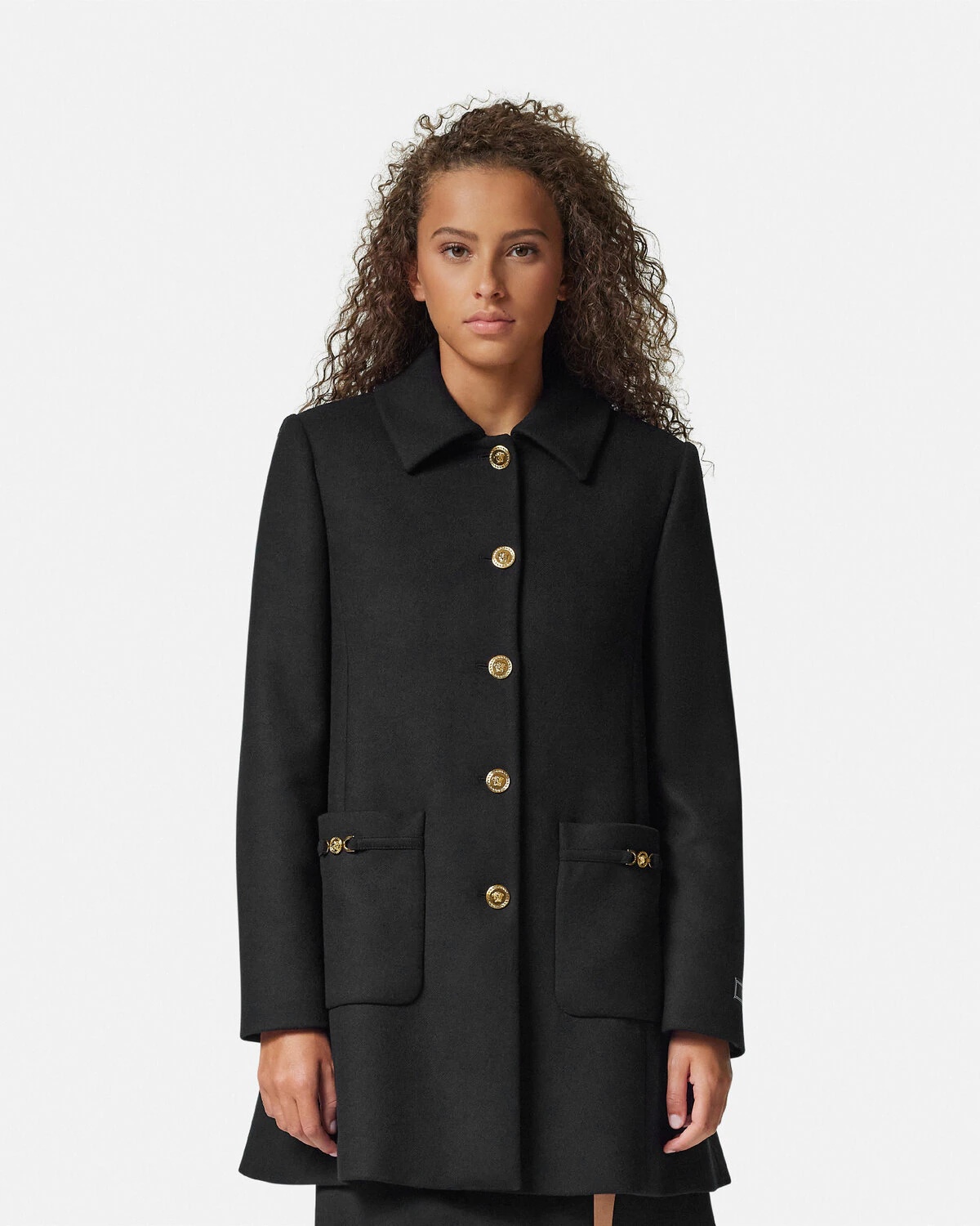 A-Line Felted-Wool Coat - 4