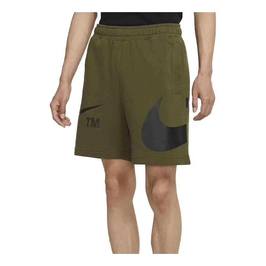 Nike Sportswear Swoosh Logo Sports Shorts Men's Green DD5998-326 - 1