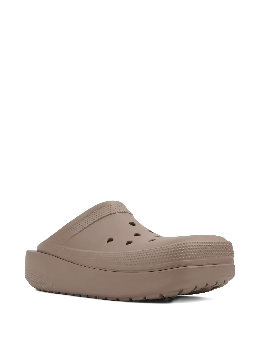 blunt-toe platform clogs - 2