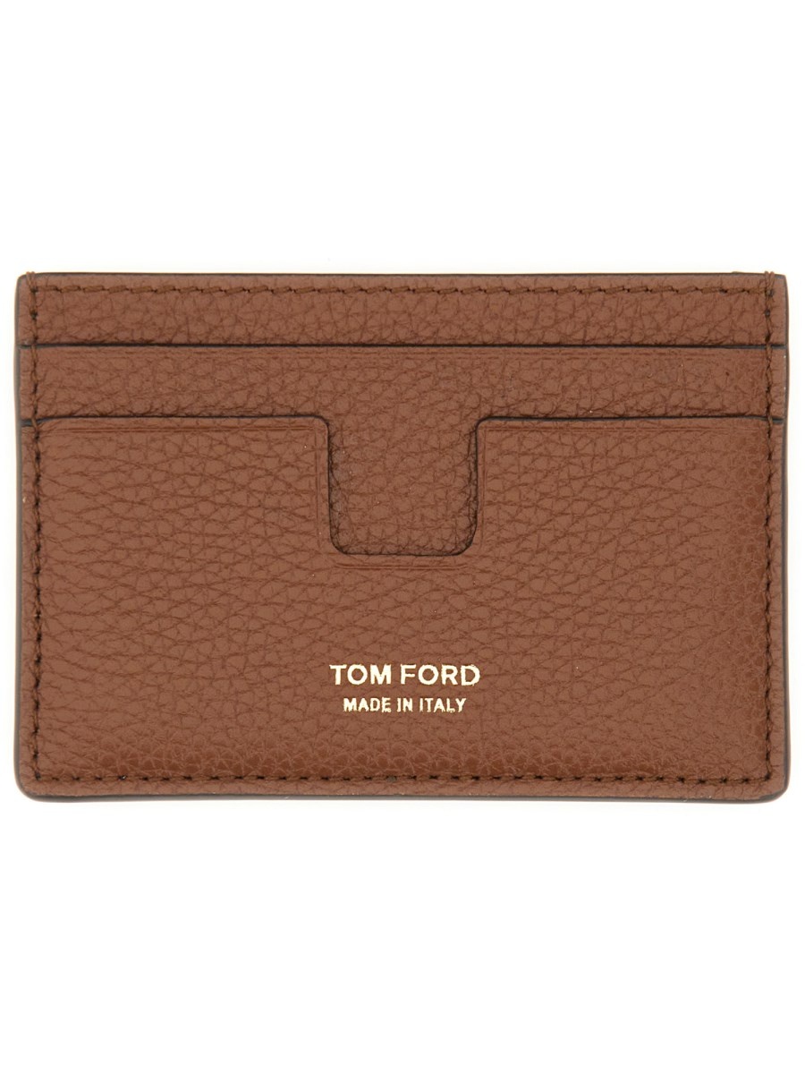 T LINE CLASSIC LEATHER CARD CASE - 1