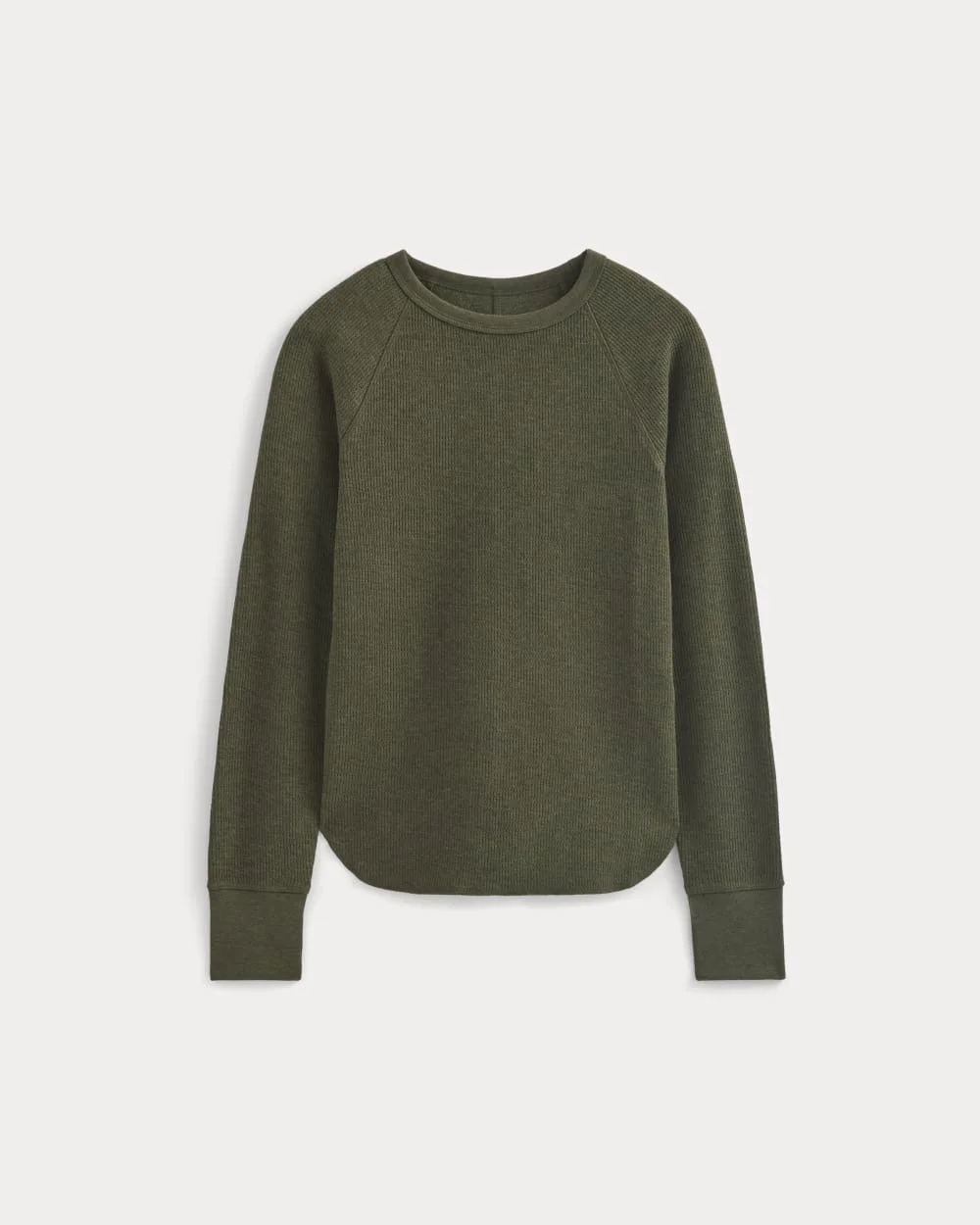 SLIM-FIT CREW IN COZY WAFFLE - 1