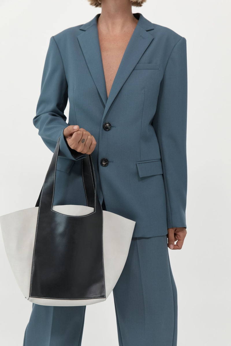 Contrast Bowling Bag - Black 1