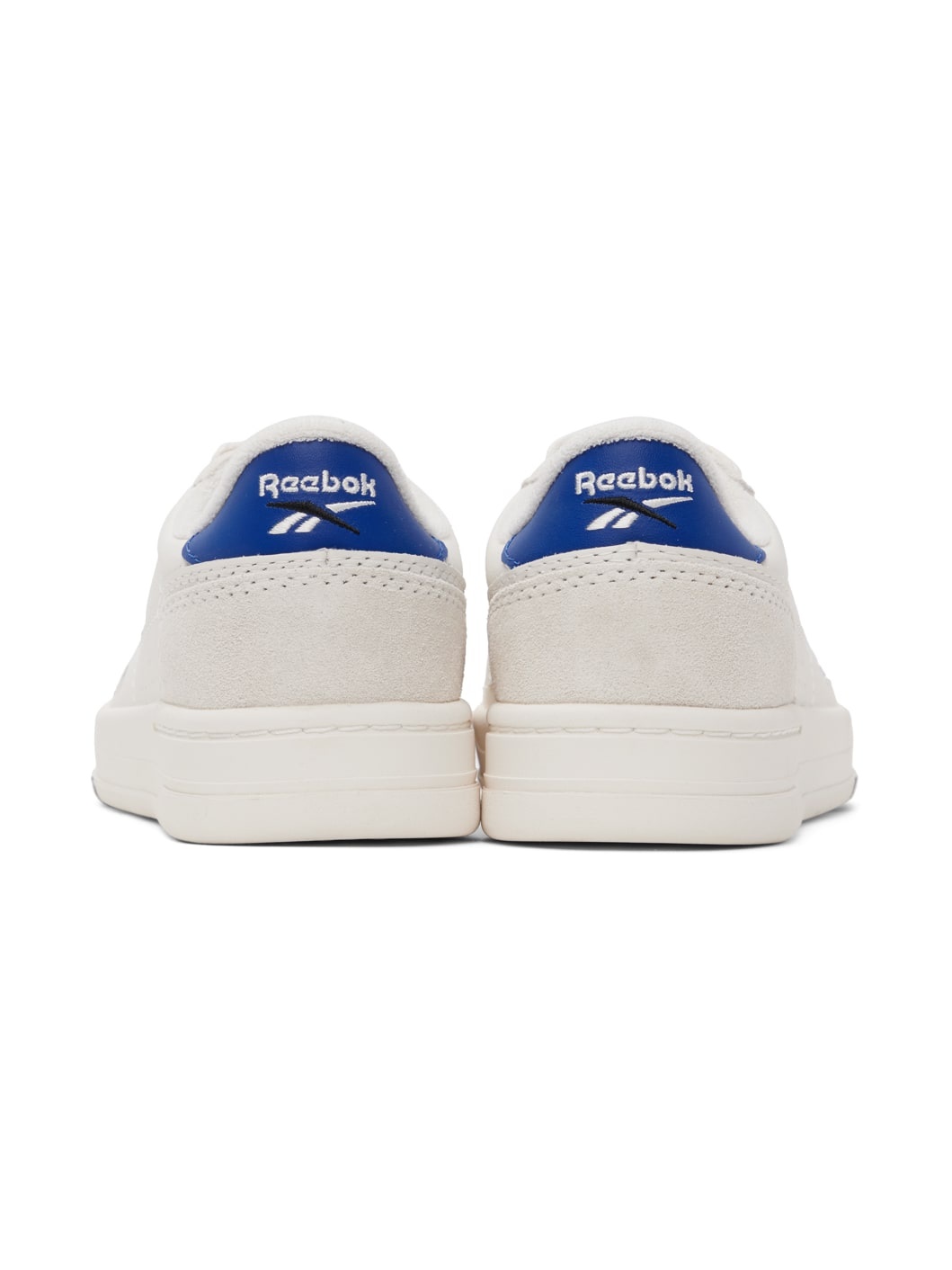 White & Blue LT Court Sneakers - 2