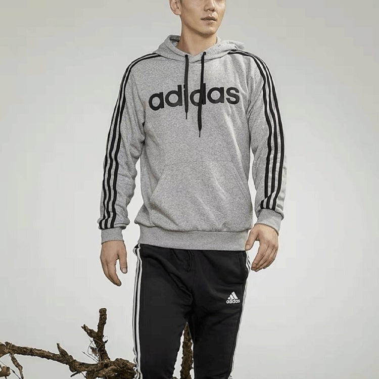 Men's adidas Long Sleeves Stay Warm Fleece Lined Gray DU0495 - 3