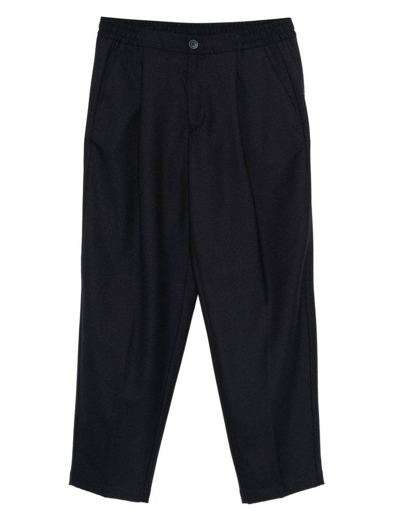 elasticated-waist trousers 1