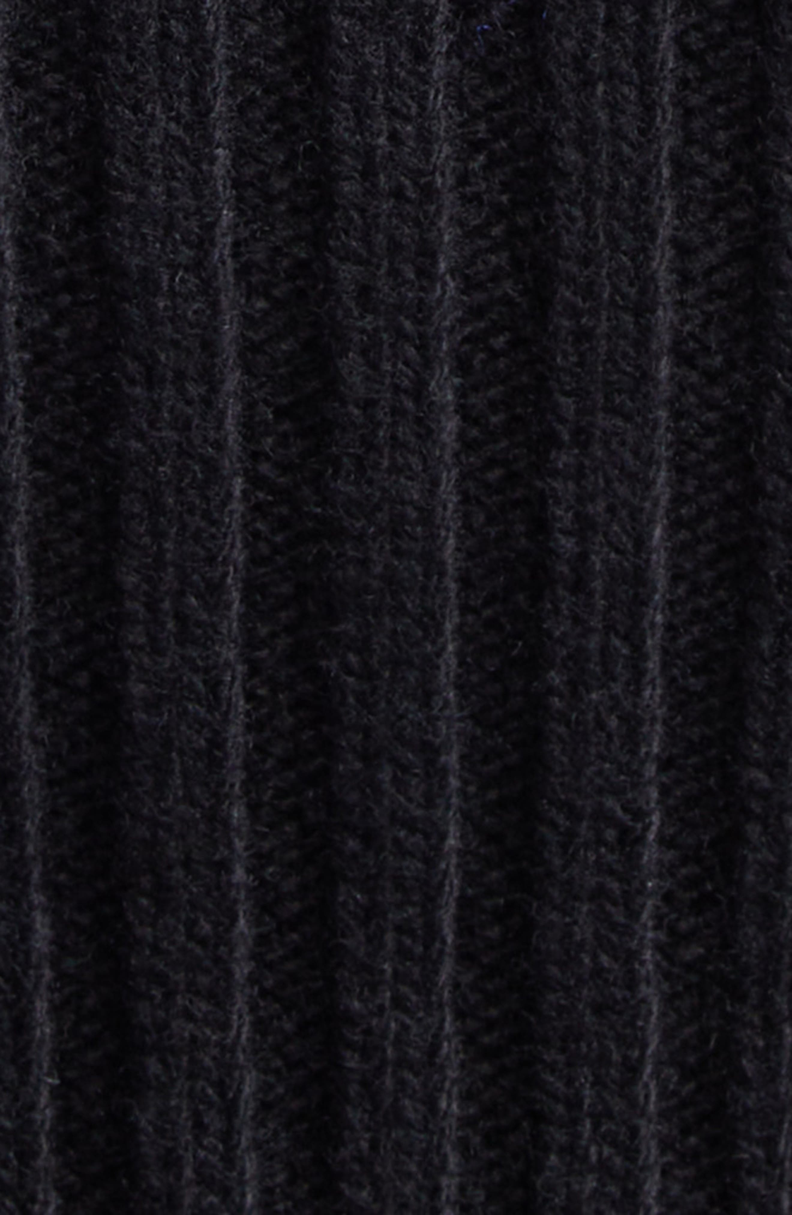 Jean Paul Gaultier Paneled Mixed Media Sweater in Black at Nordstrom - 5