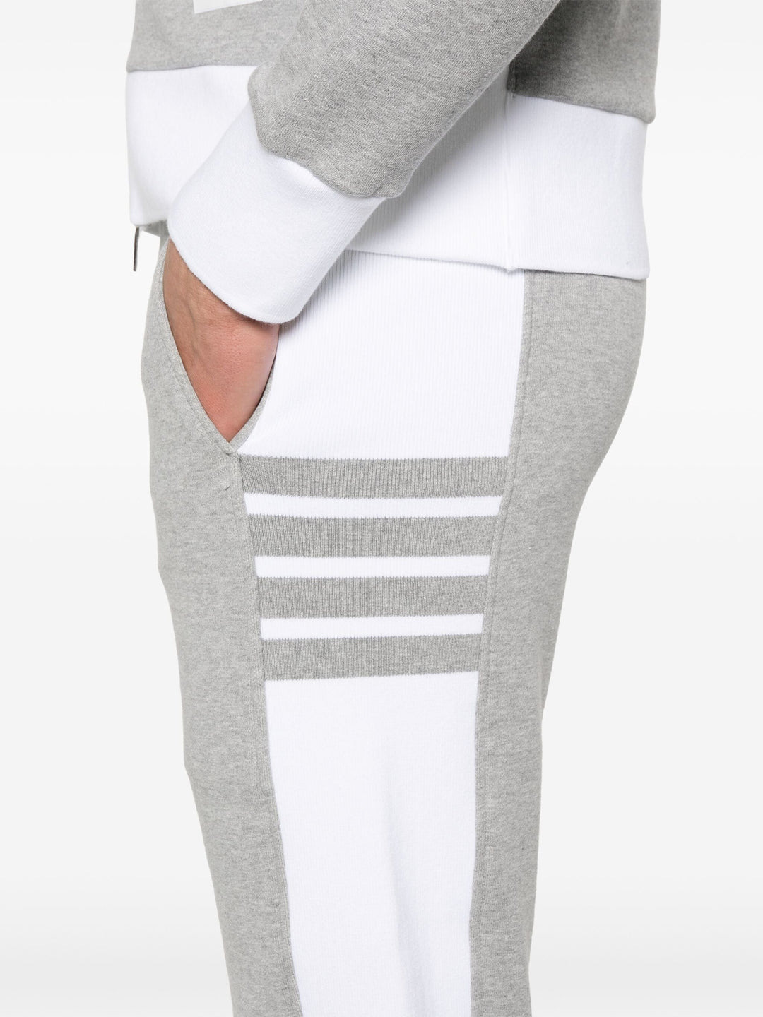 Classic 4-Bar Jersey Loopback Sweatpants - 5