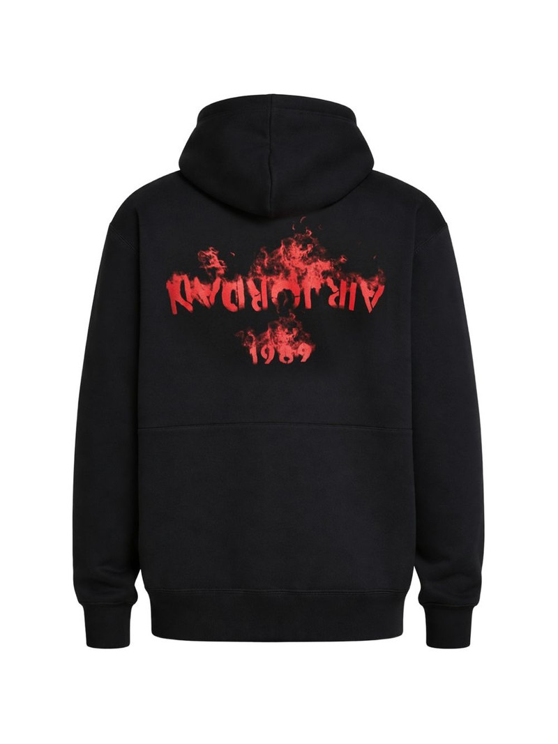 Jordan Retro 4 graphic-print drawstring hoodie outlook