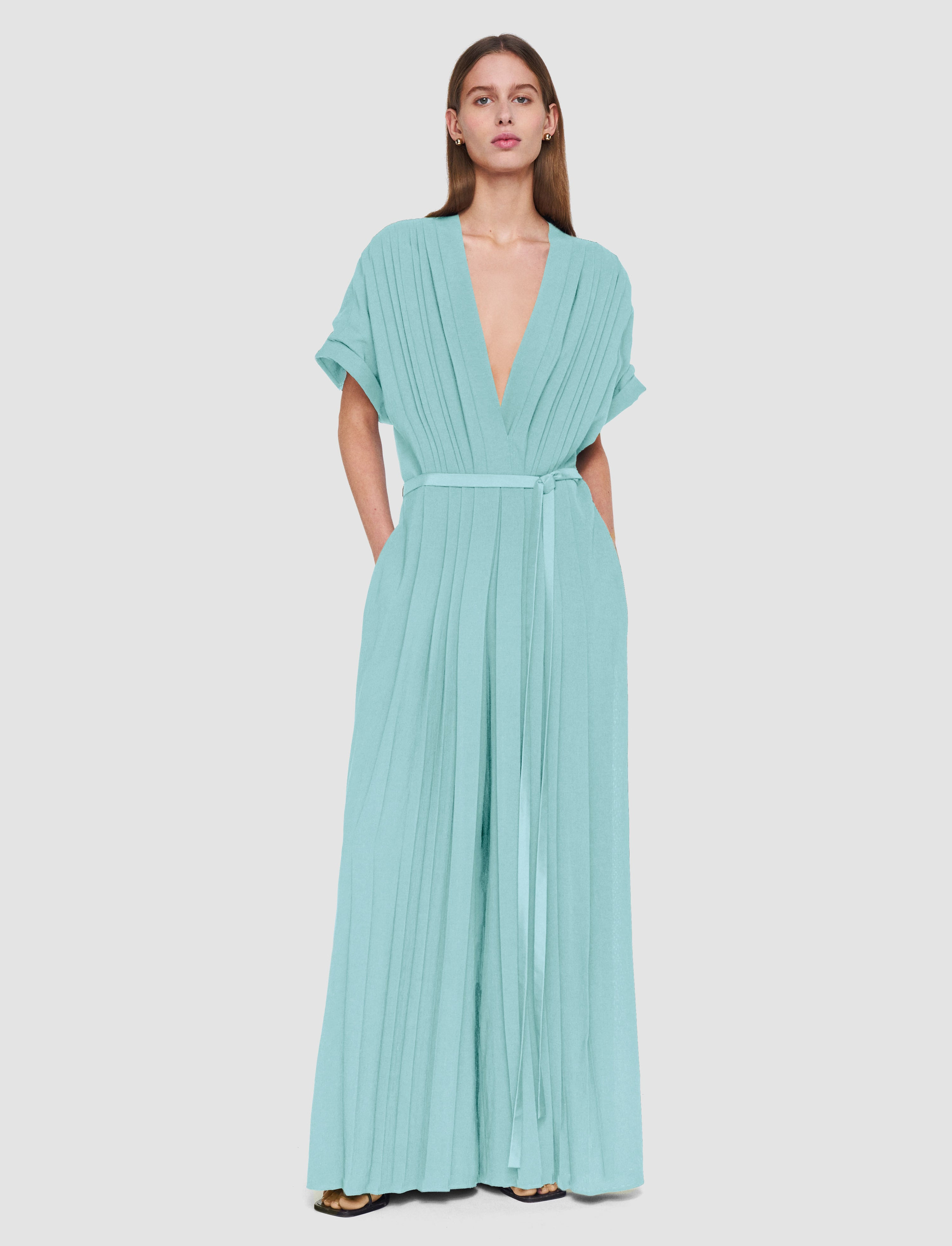 Sofia Airy Plissé Jumpsuit - 2