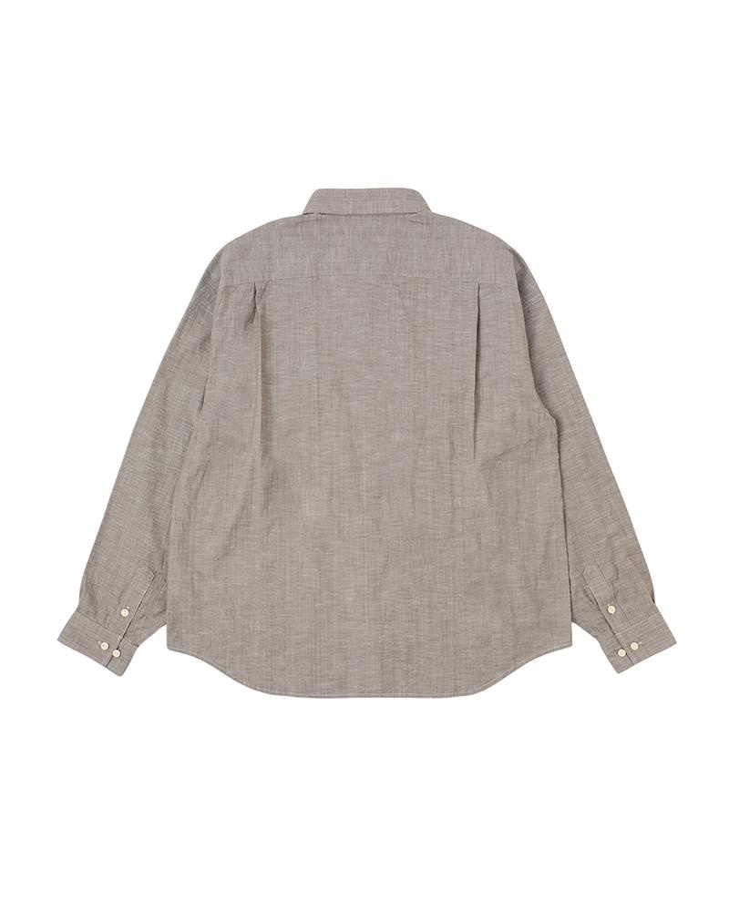 visvim PALMER B.D. SHIRT L/S (N.D.) LT.MUD | REVERSIBLE