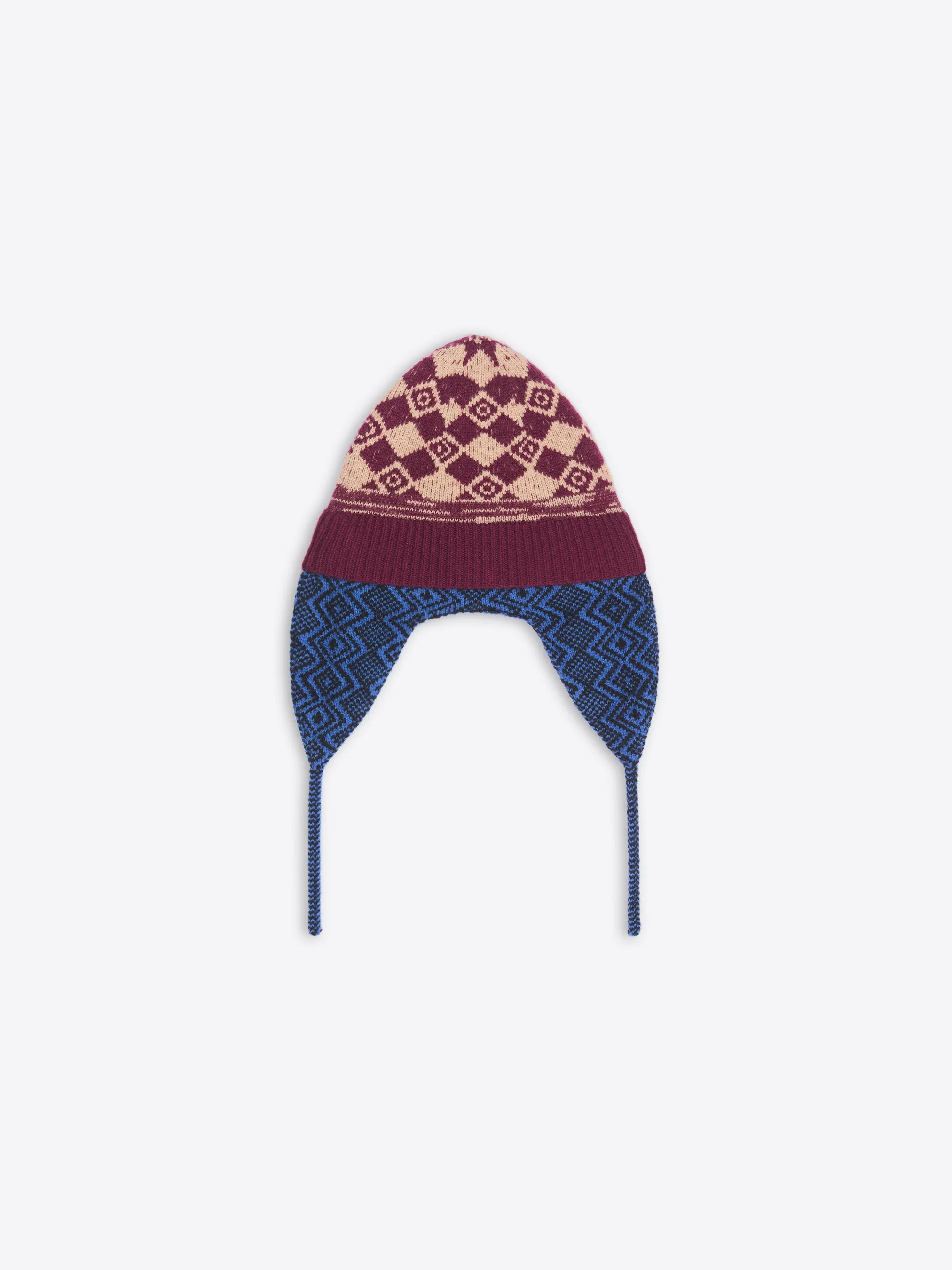 JACQUARD WOOL HAT - 1