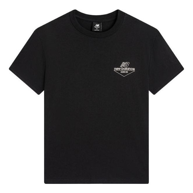 New Balance Logo Print T-Shirt 'Black' 5EC2U843-BK - 2