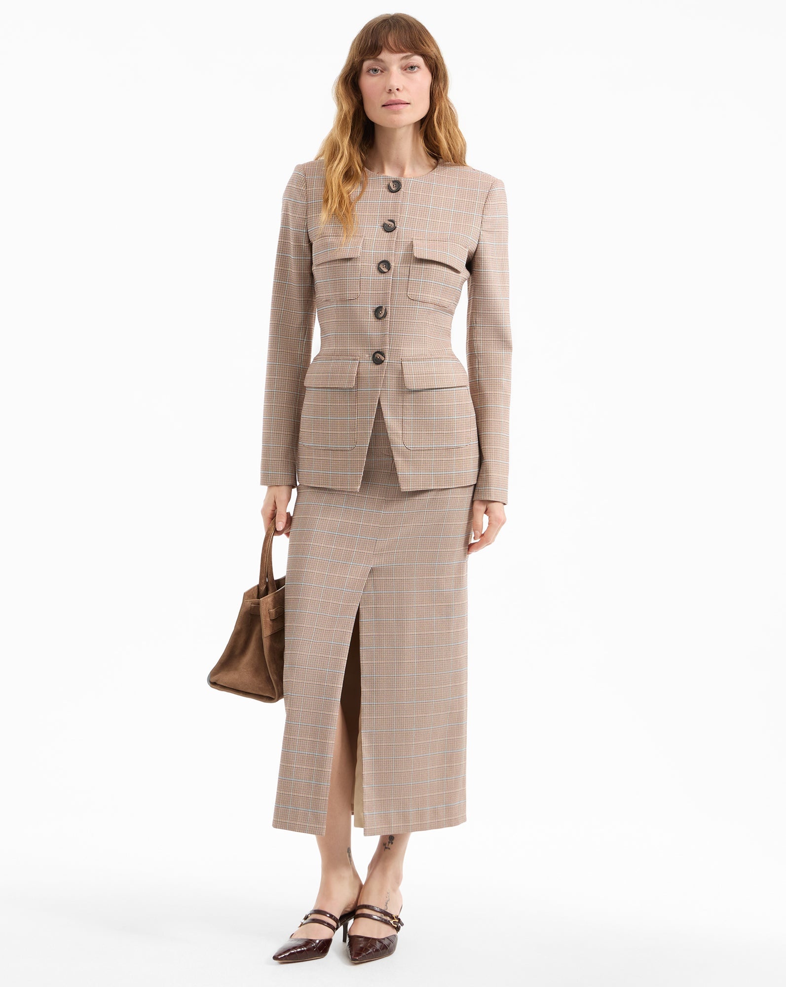 ORRIN SLIM PLAID JACKET - 6