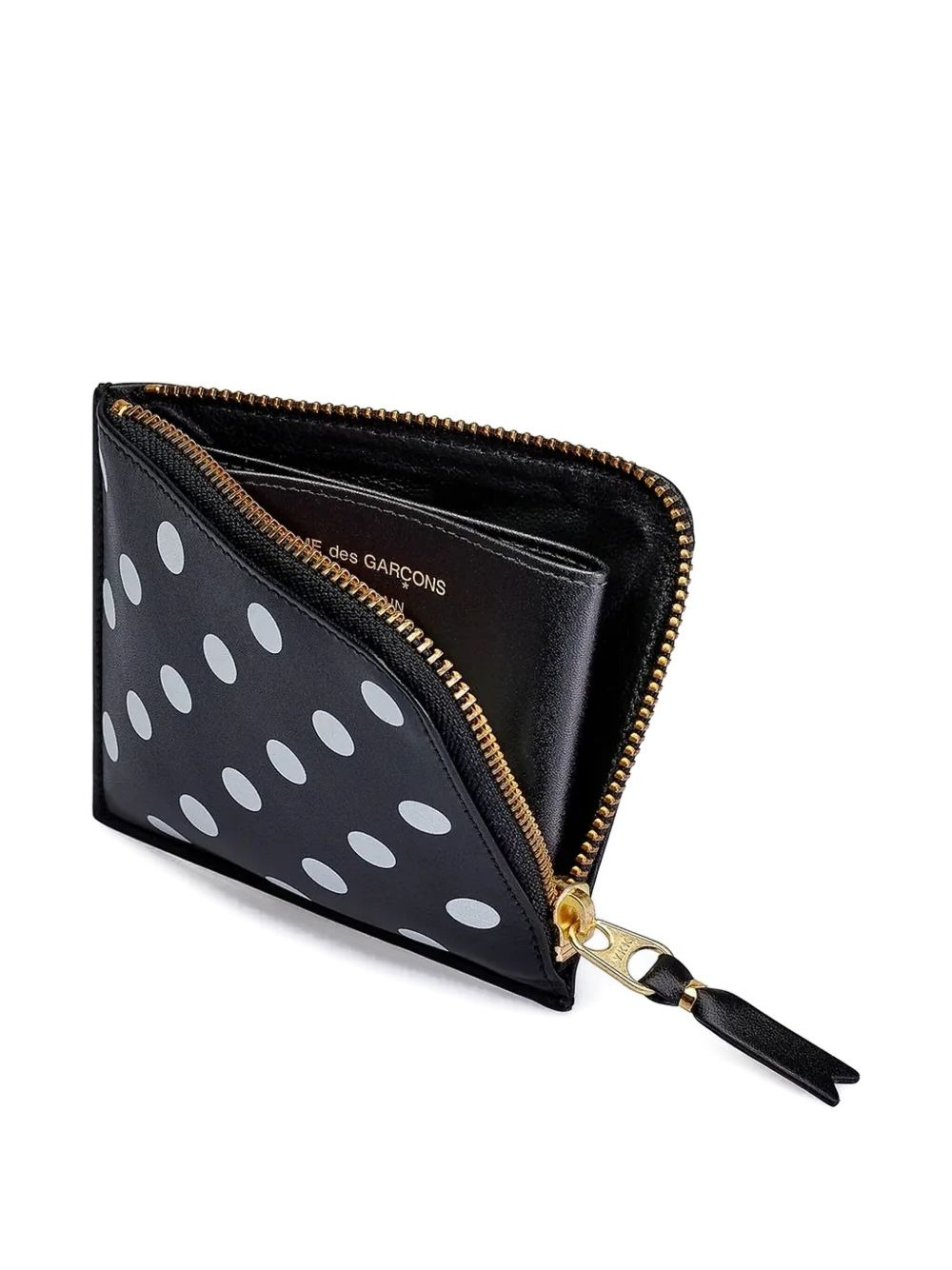 polka dot-print "Black" wallet - 2