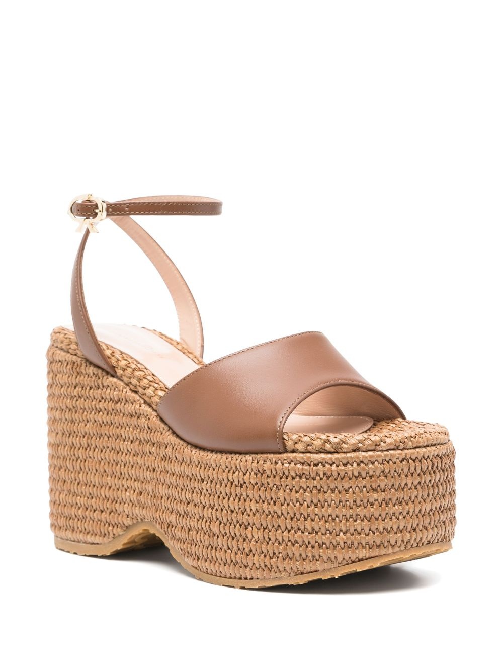 110mm leather sandals - 2