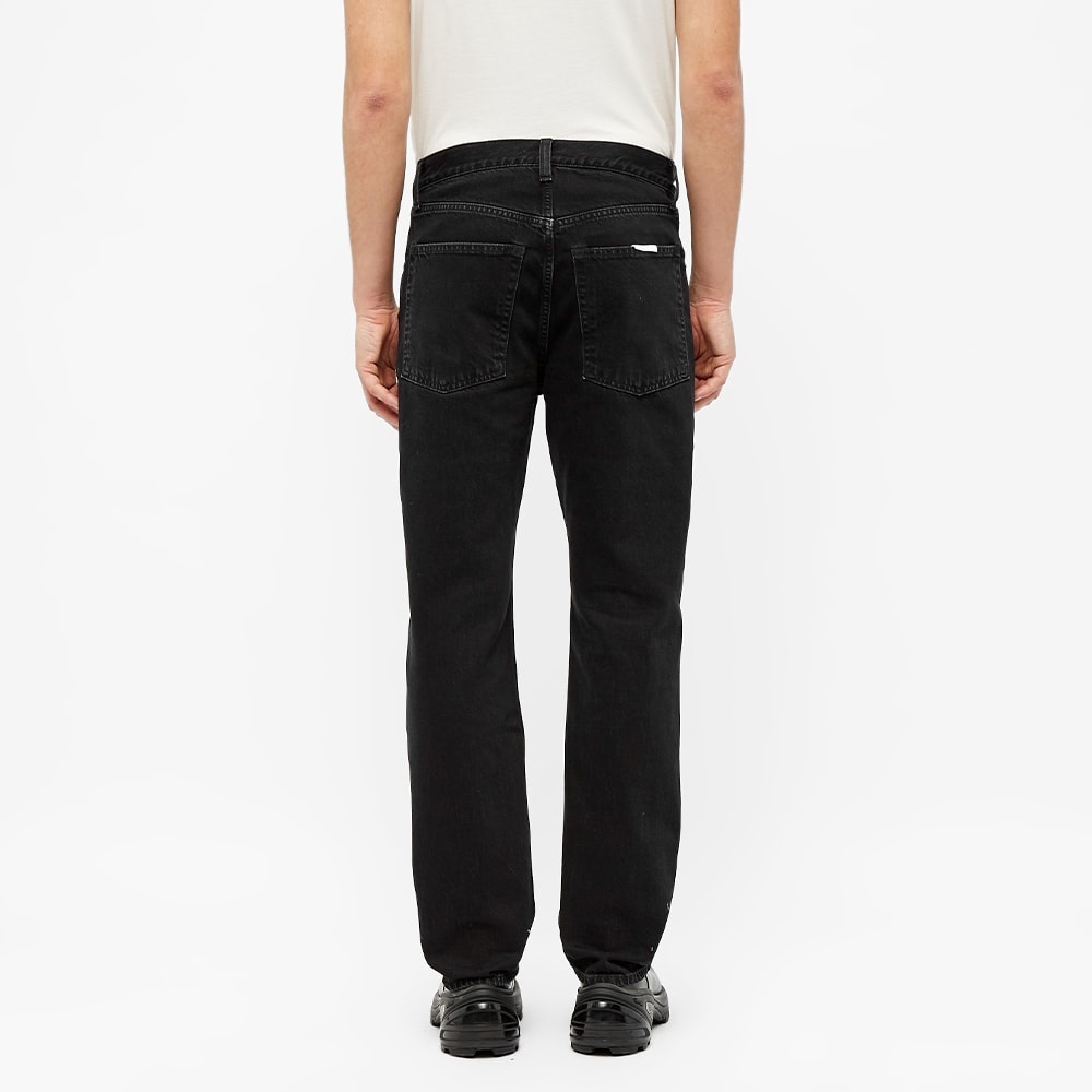 Helmut Lang Embroidered Logo Washed Jean - 5