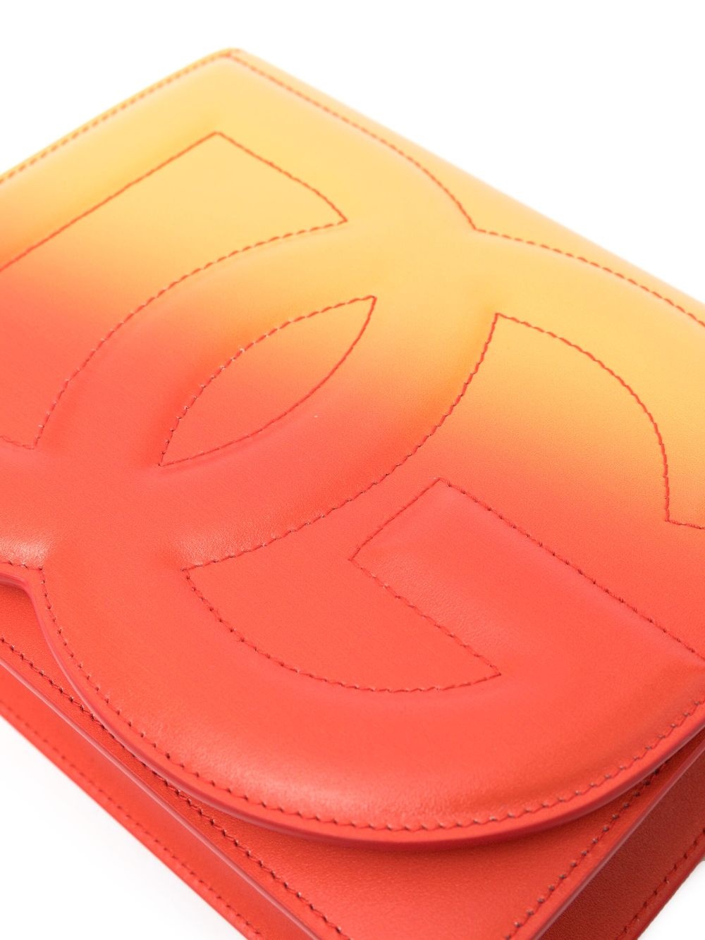 logo-embossed ombrÃ©-print crossbody bag - 4