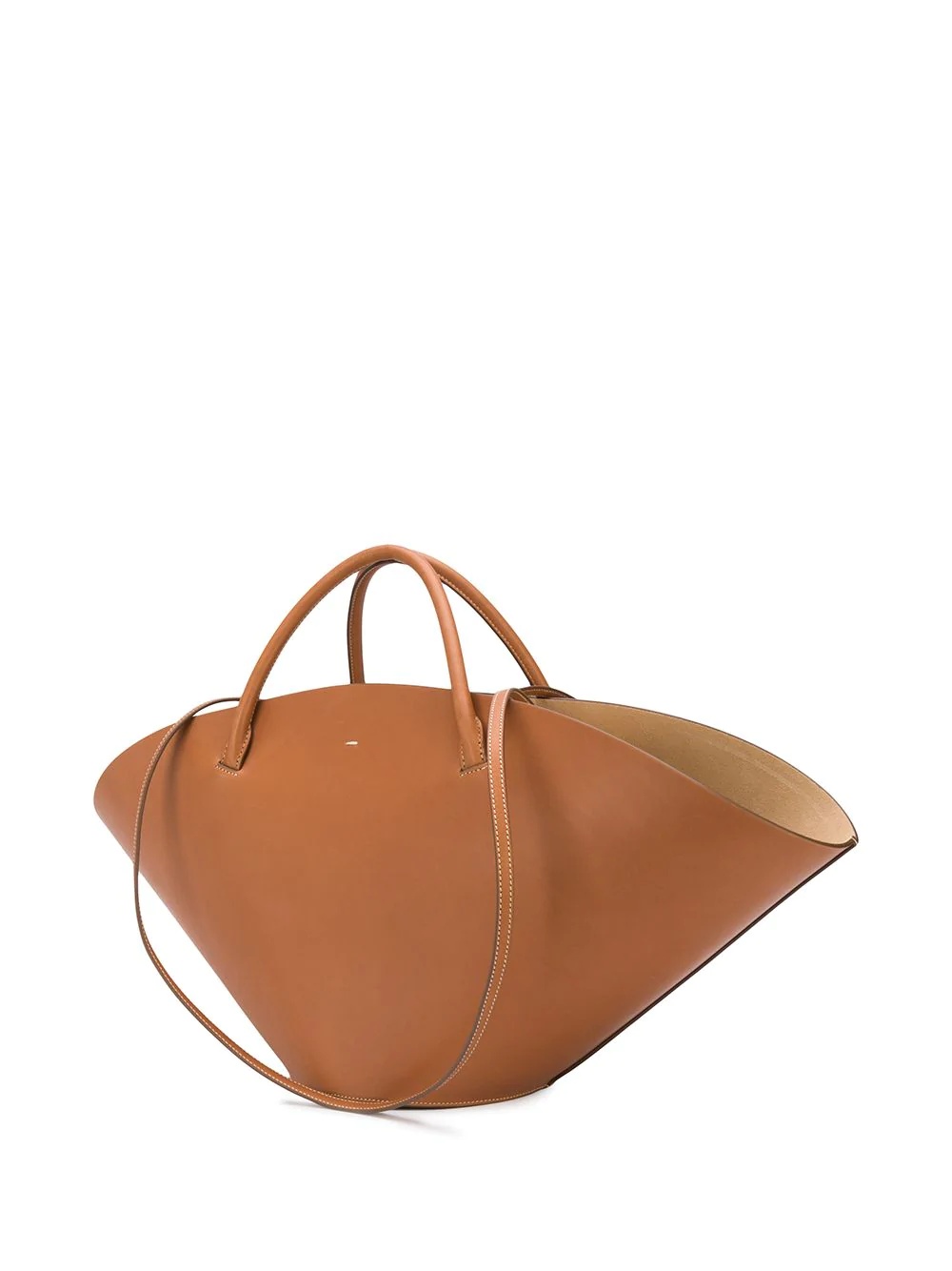 leather tote bag - 3