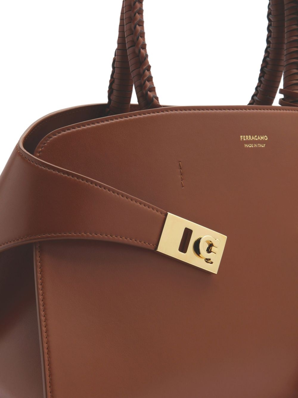 small The Hug leather tote bag - 3