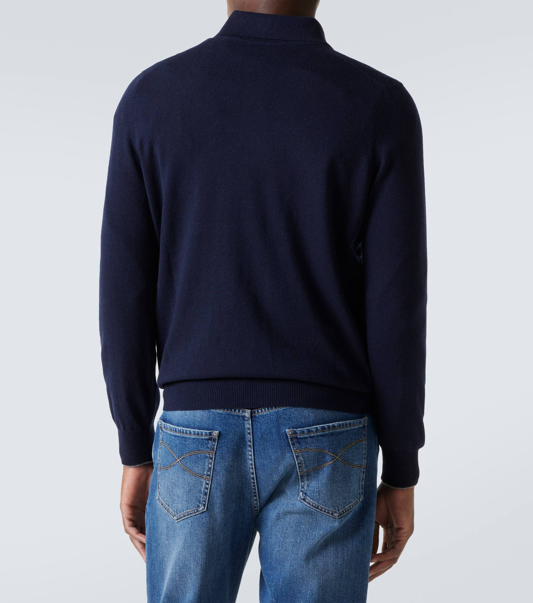 Cashmere polo sweater - 4