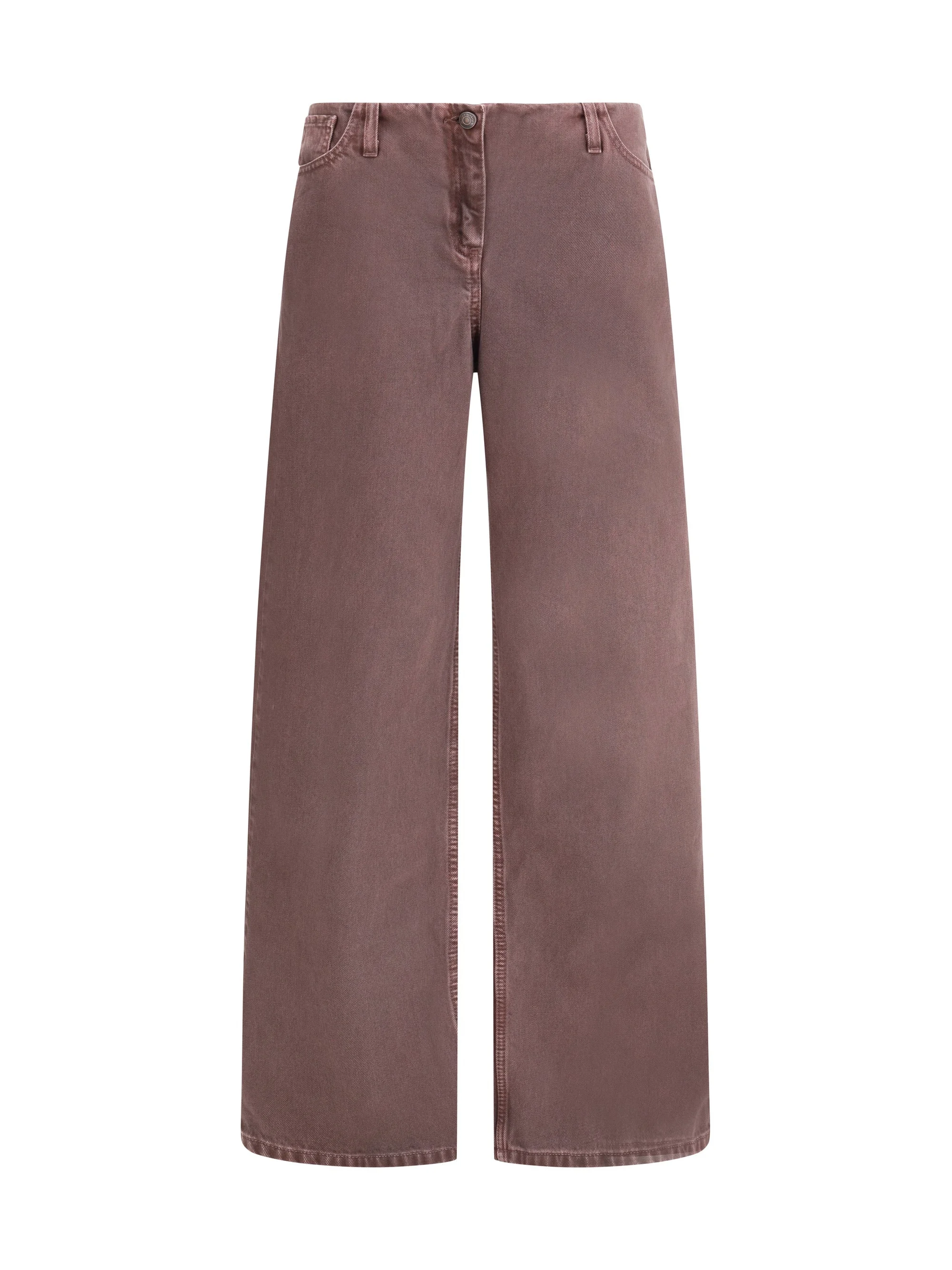 Magda Butrym Women Low Waist Wide Leg Jeans - 1