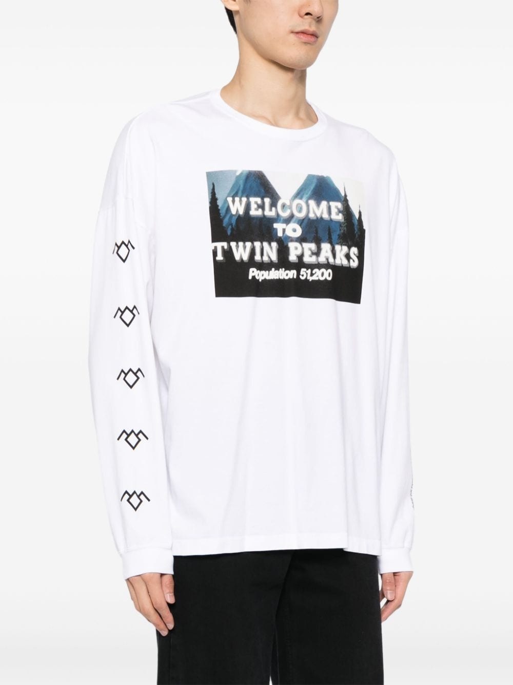 graphic-printed long-sleeved t-shirt - 3