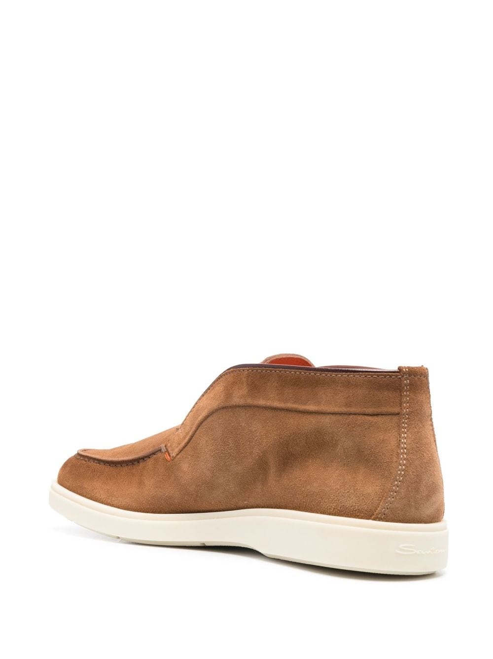 slip-on suede boots - 3