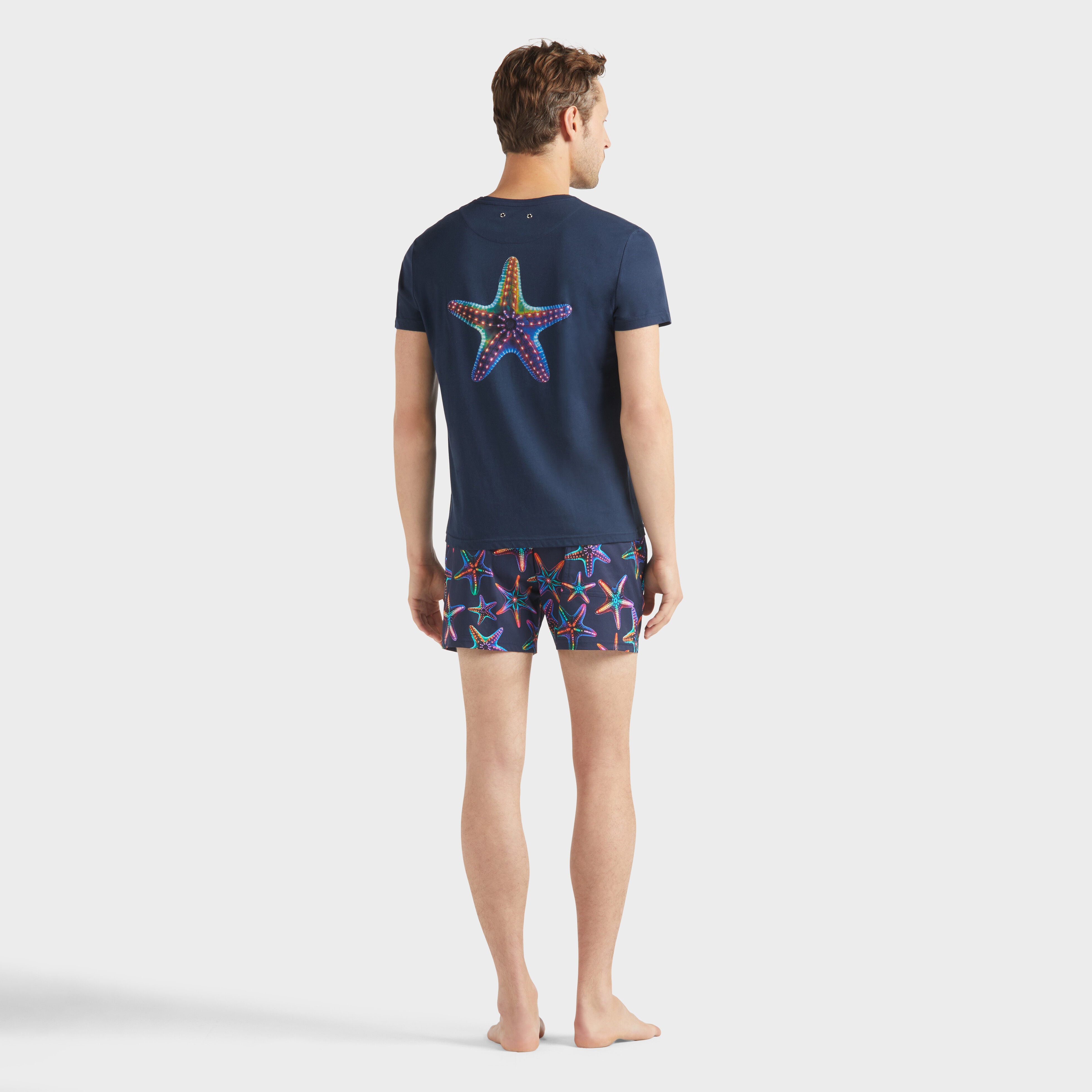 Men Organic Cotton T-shirt Disco Stars - 4