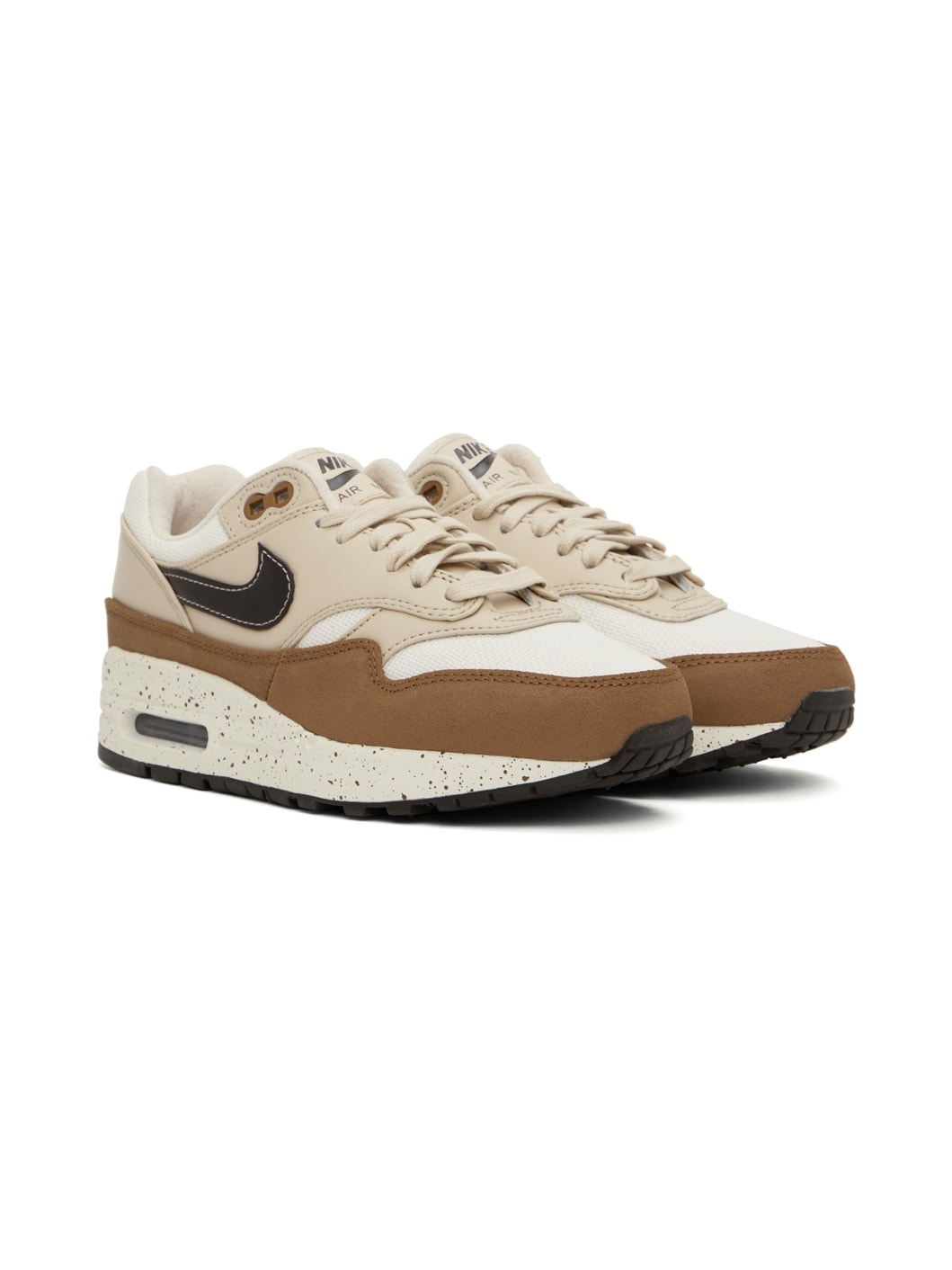 White & Brown Air Max 1 '87 Sneakers - 4