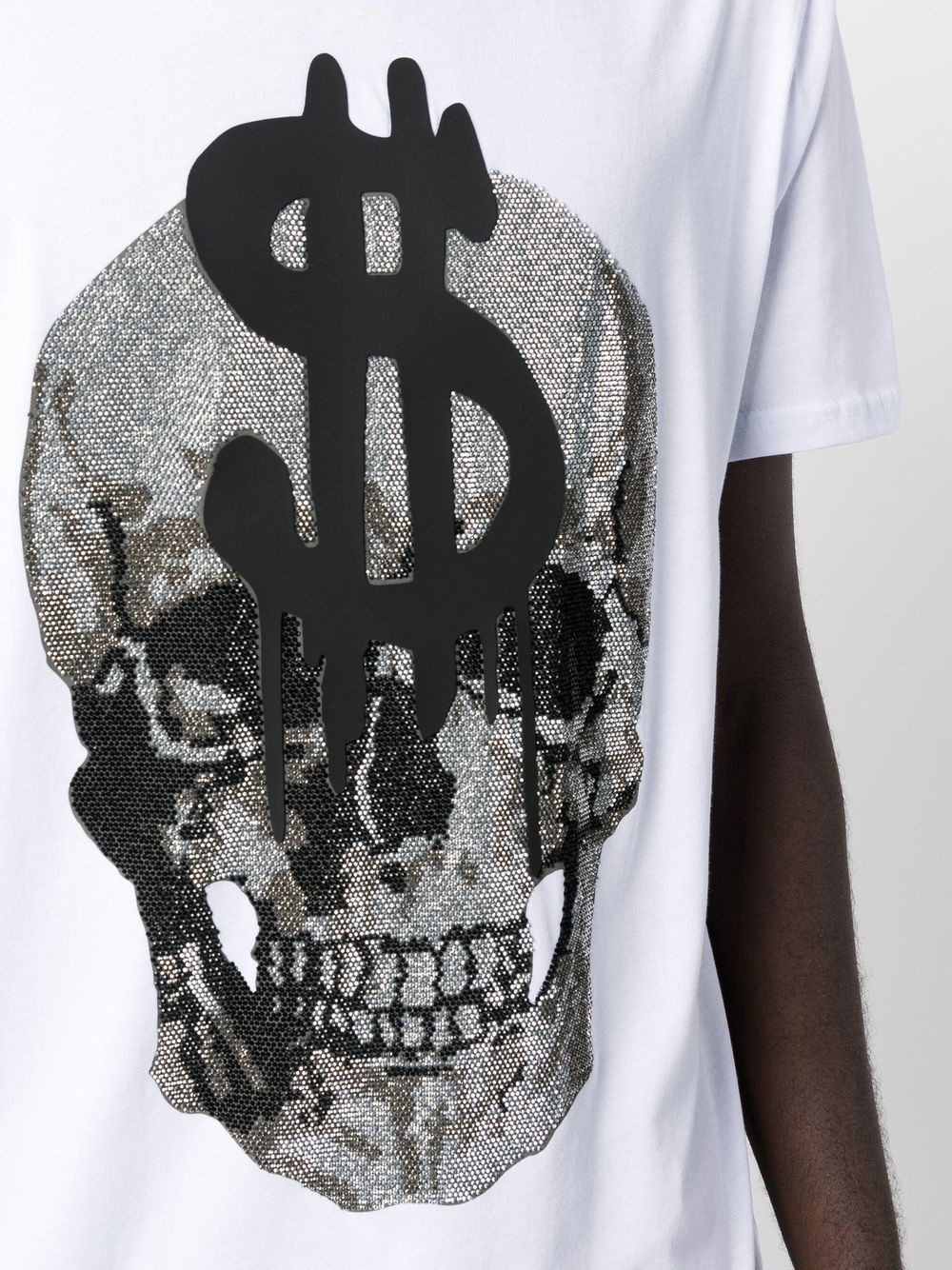 Skull-print crew-neck T-shirt - 5