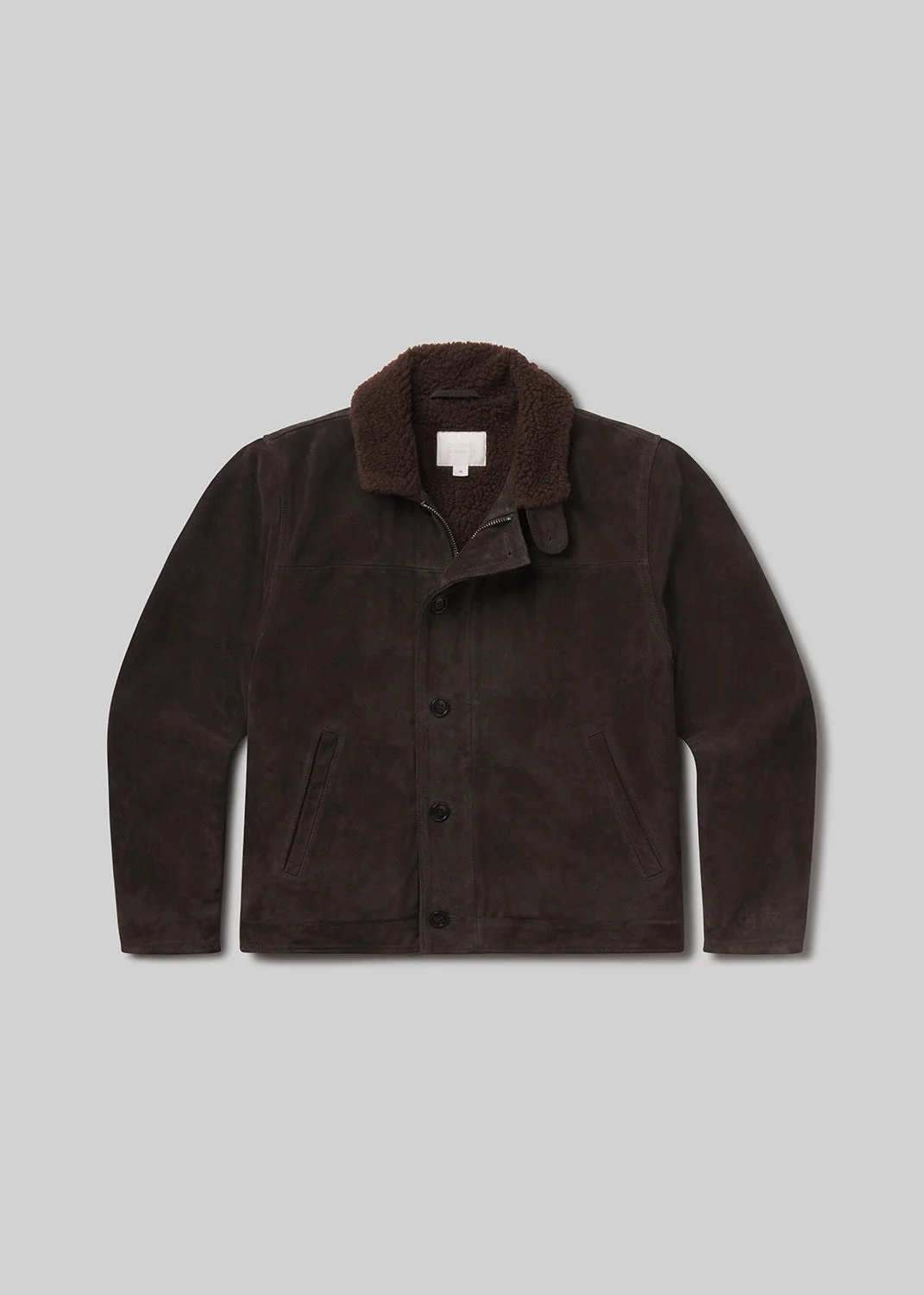 Deck Suede Jacket In Brown - 1