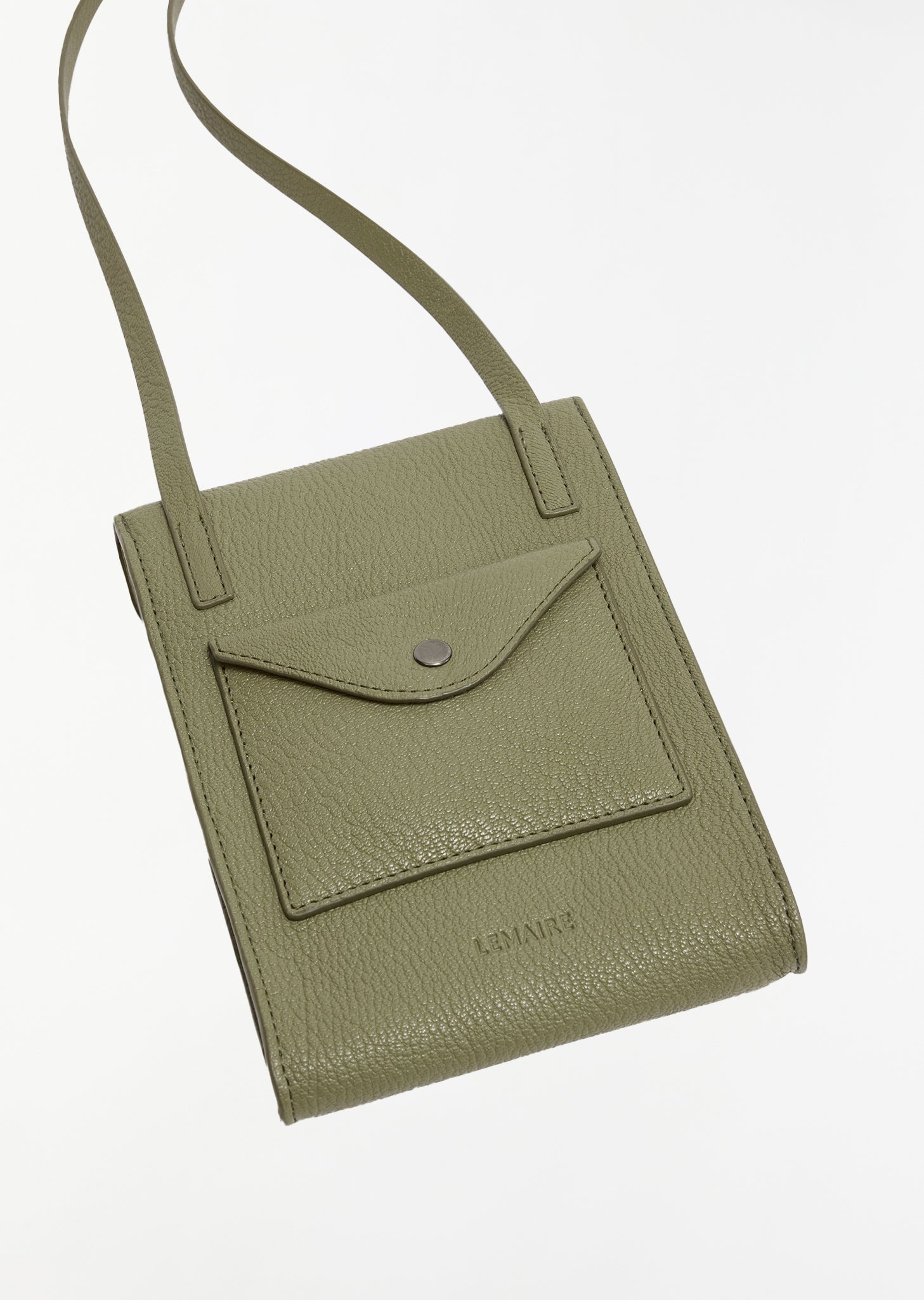 Envelope With Strap — Dusty Khaki - 2