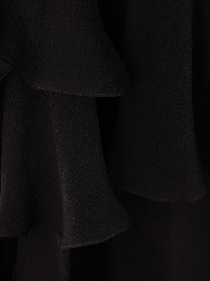 Chloé ruffled silk-georgette mini dress outlook