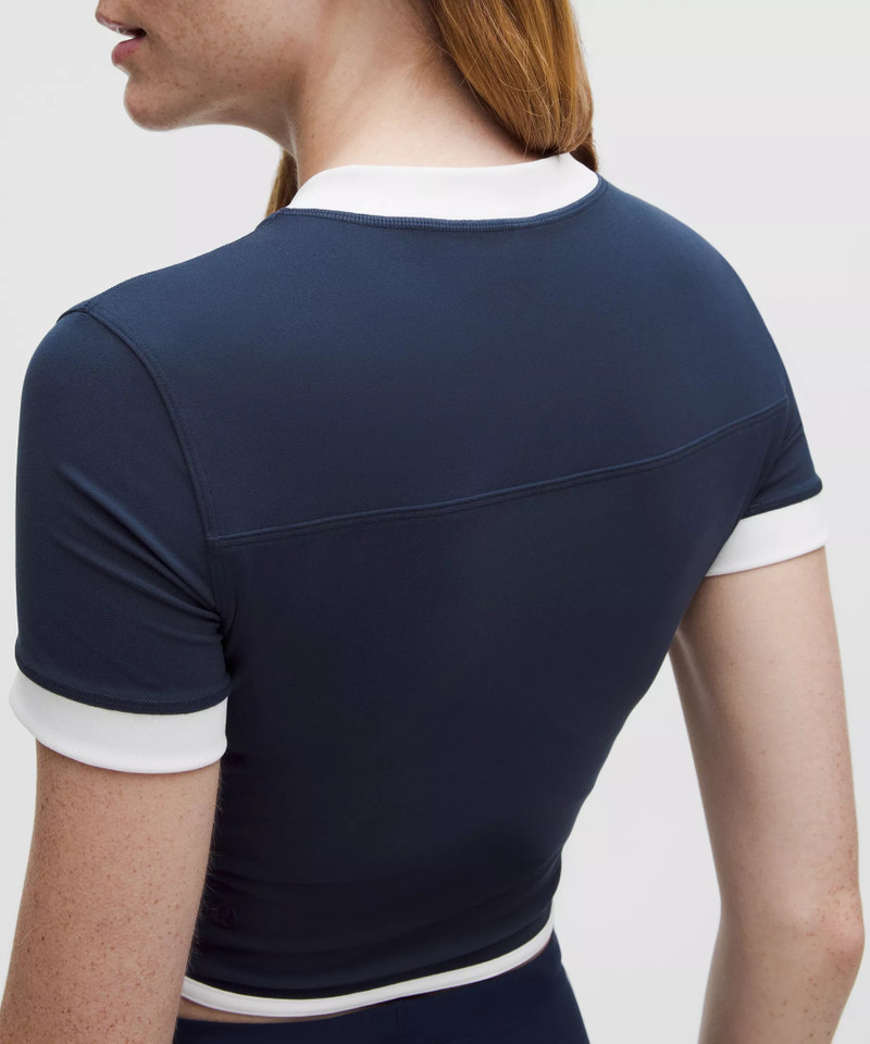 Nulu Sporty Trim Short-Sleeve Shirt 6