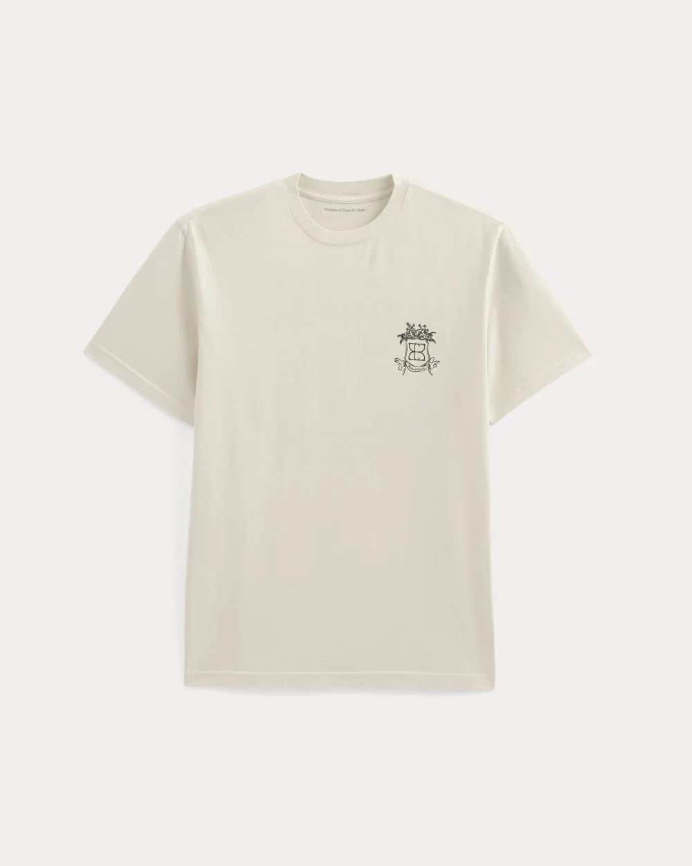 EVERLANE X PEACE AND QUIET CREST GRAPHIC TEE - 1