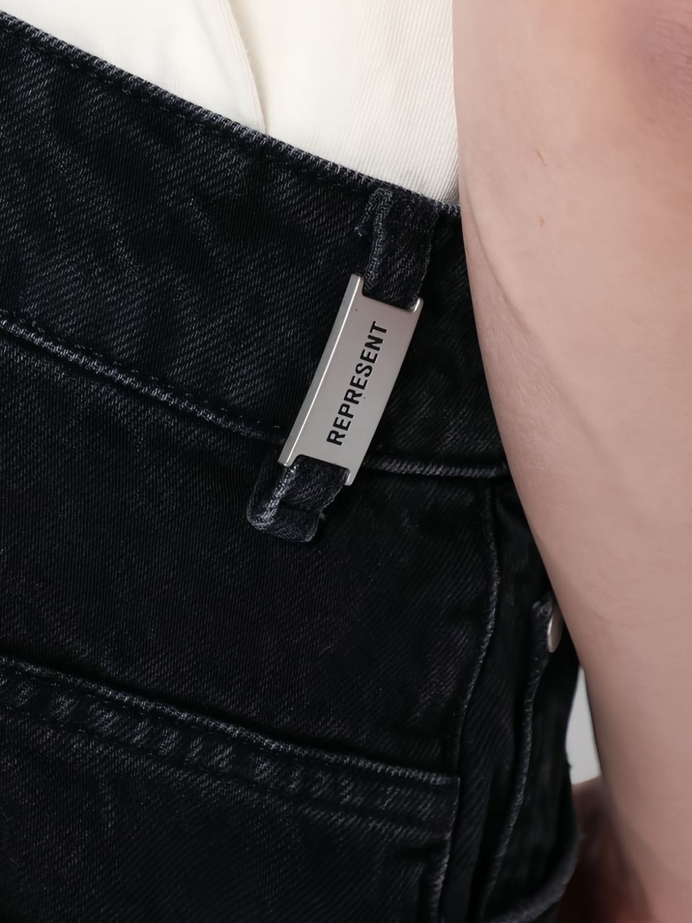 utility-pocket jeans - 6