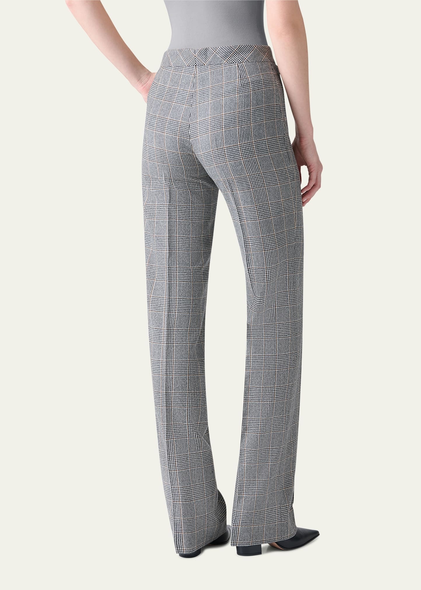 Carl Prince Of Wales Check Cashmere Pants - 3