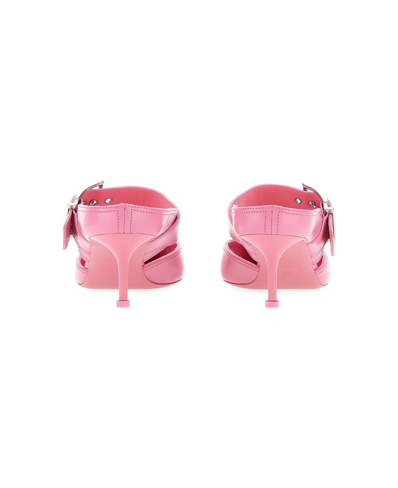 Pointed-toe Slip-on Mules - 2