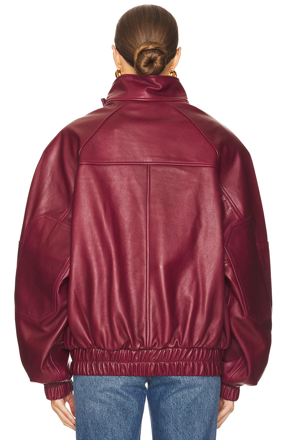 The Oversized Leather Bomber - 4