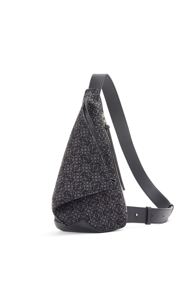 Loewe Anton sling in Anagram jacquard and calfskin outlook