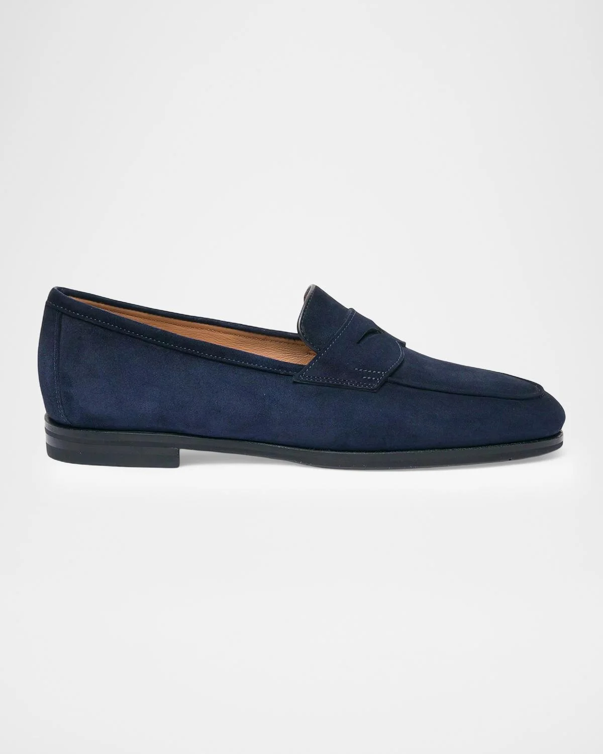 Suede Penny Loafers - 1