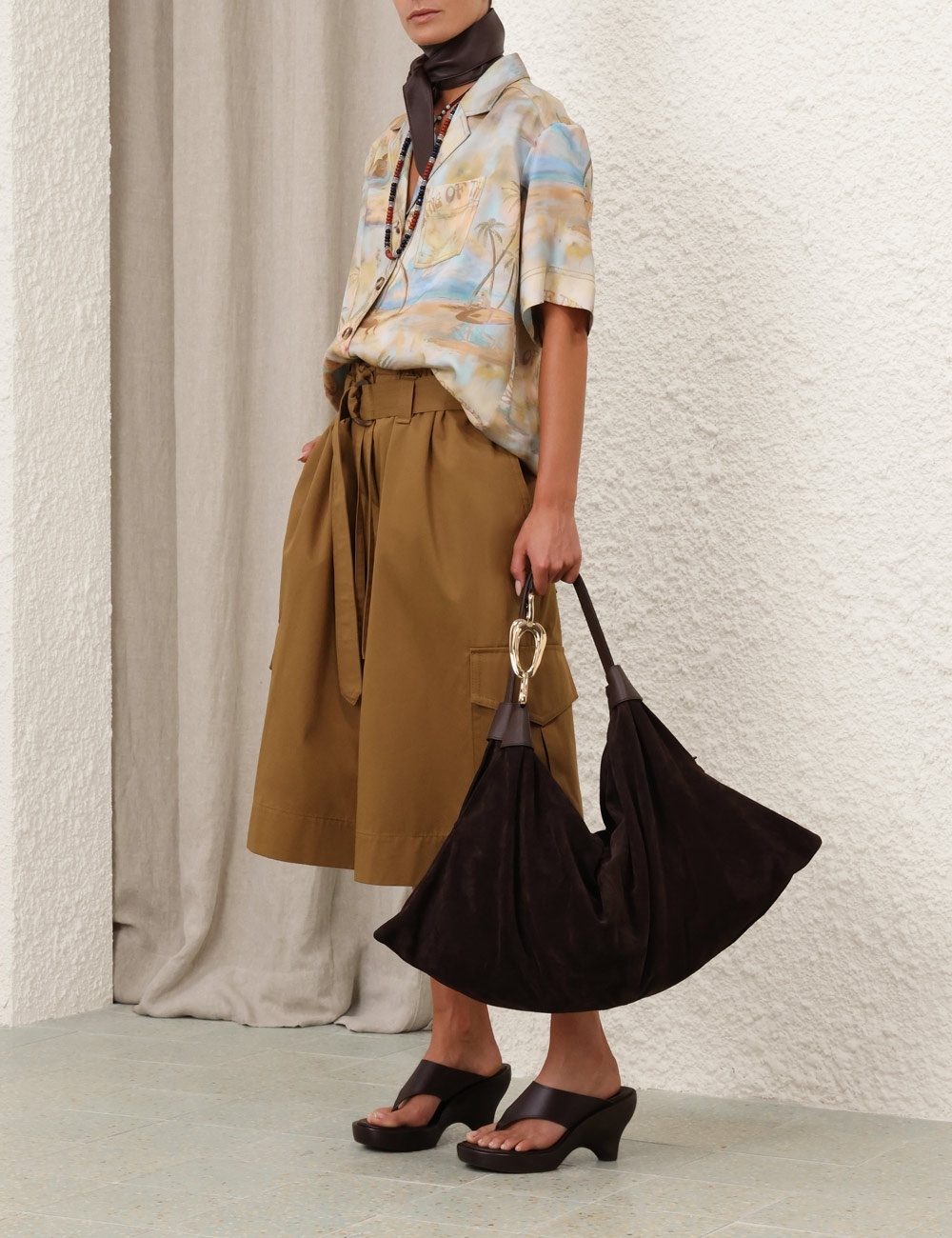 ショートパンツ THE ILLUMINATE BERMUDA SHORT Zimmermann ILLUMINATE BERMUDA SHORT | REVERSIBLE