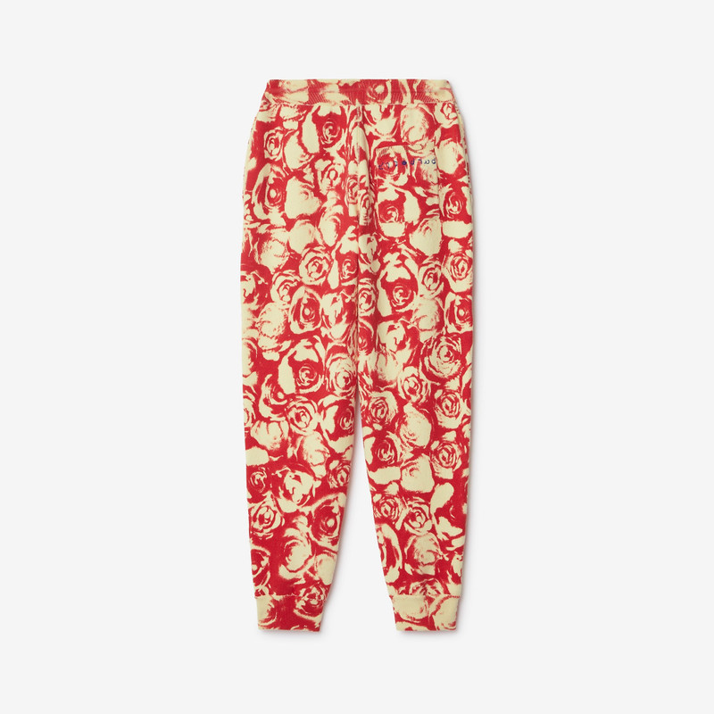 Rose Wool Jogging Pants 5