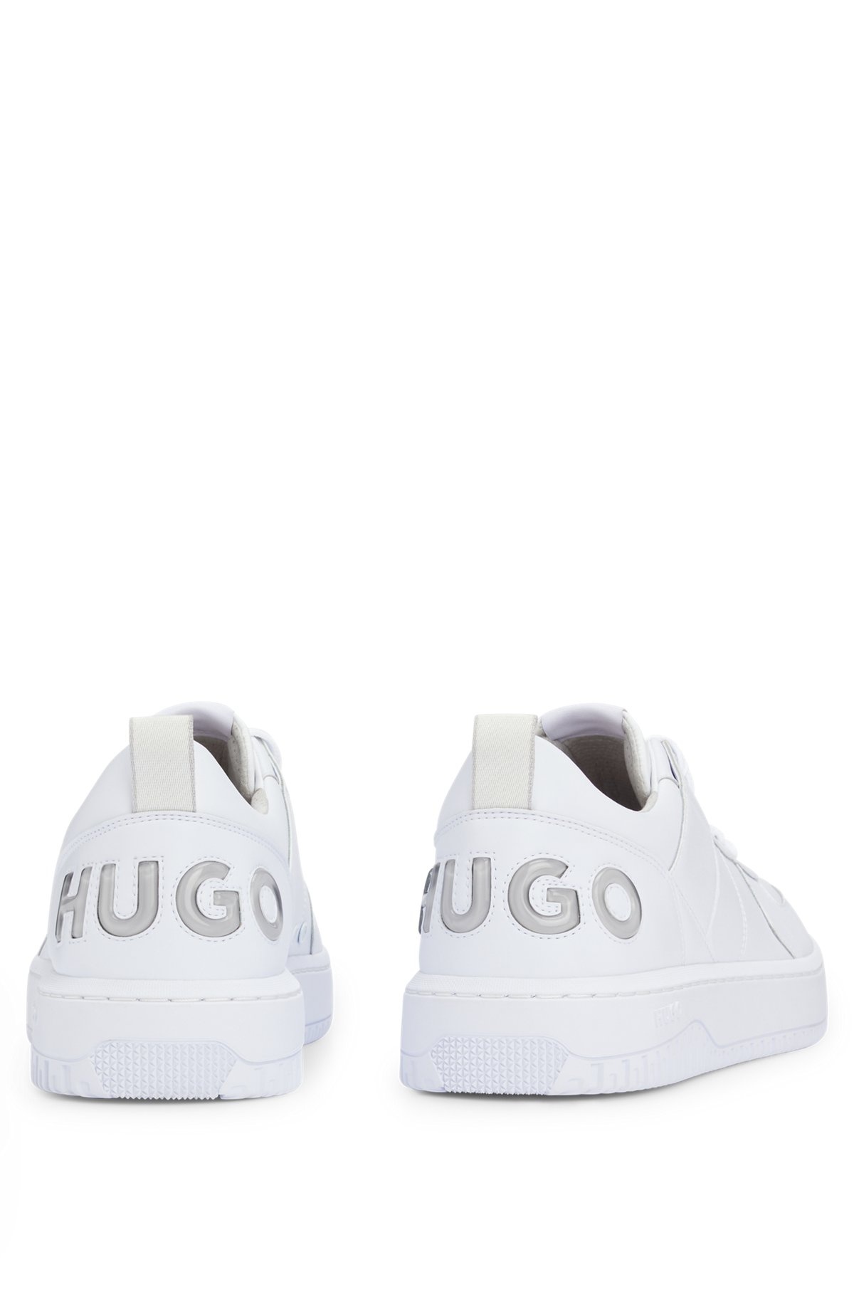 BASKETBALL-INSPIRED LACE-UP TRAINERS WITH BUBBLE BRANDING - 5