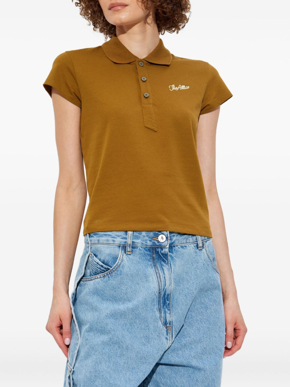 embroidered polo shirt - 3