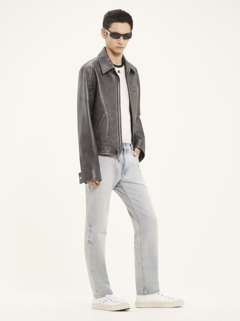 OFFICER LEATHER JACKET 3