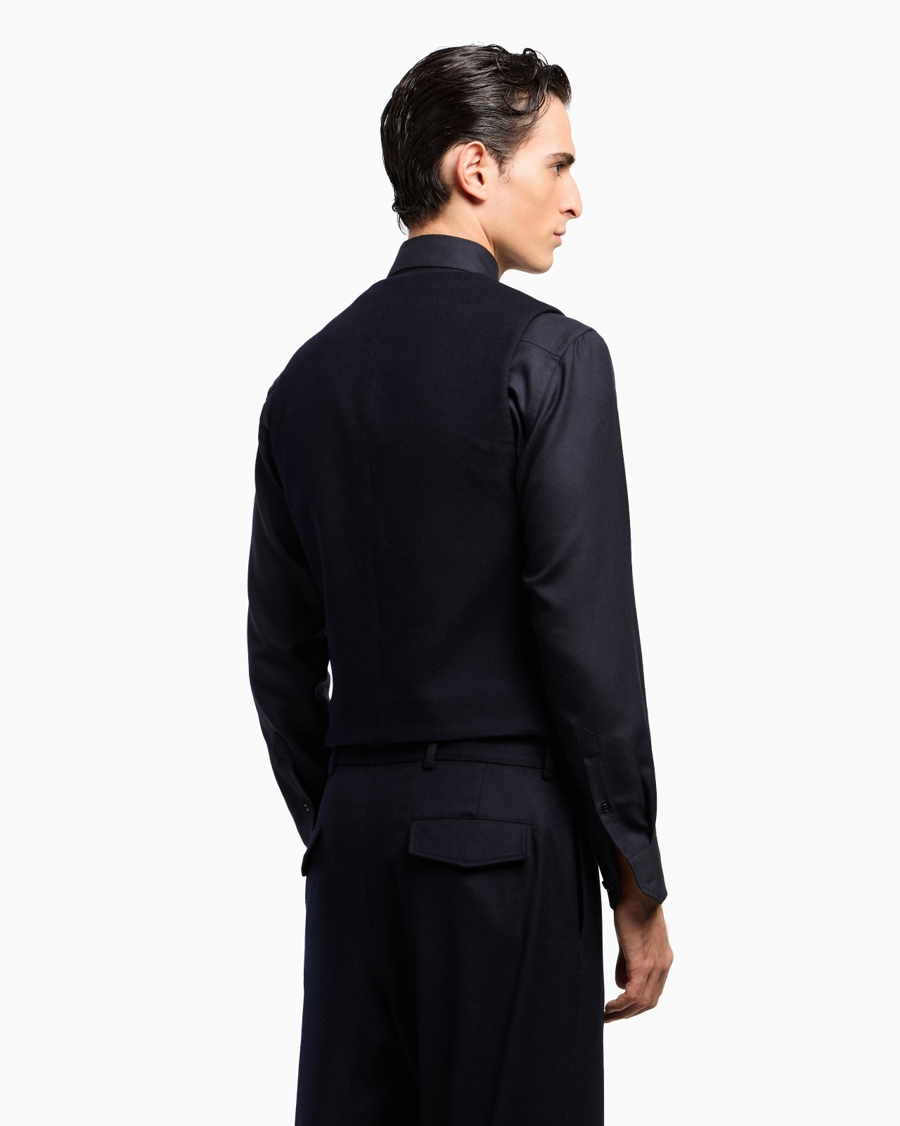 SINGLE-BREASTED WAISTCOAT MADE OF CASHMERE CLOTH - 3
