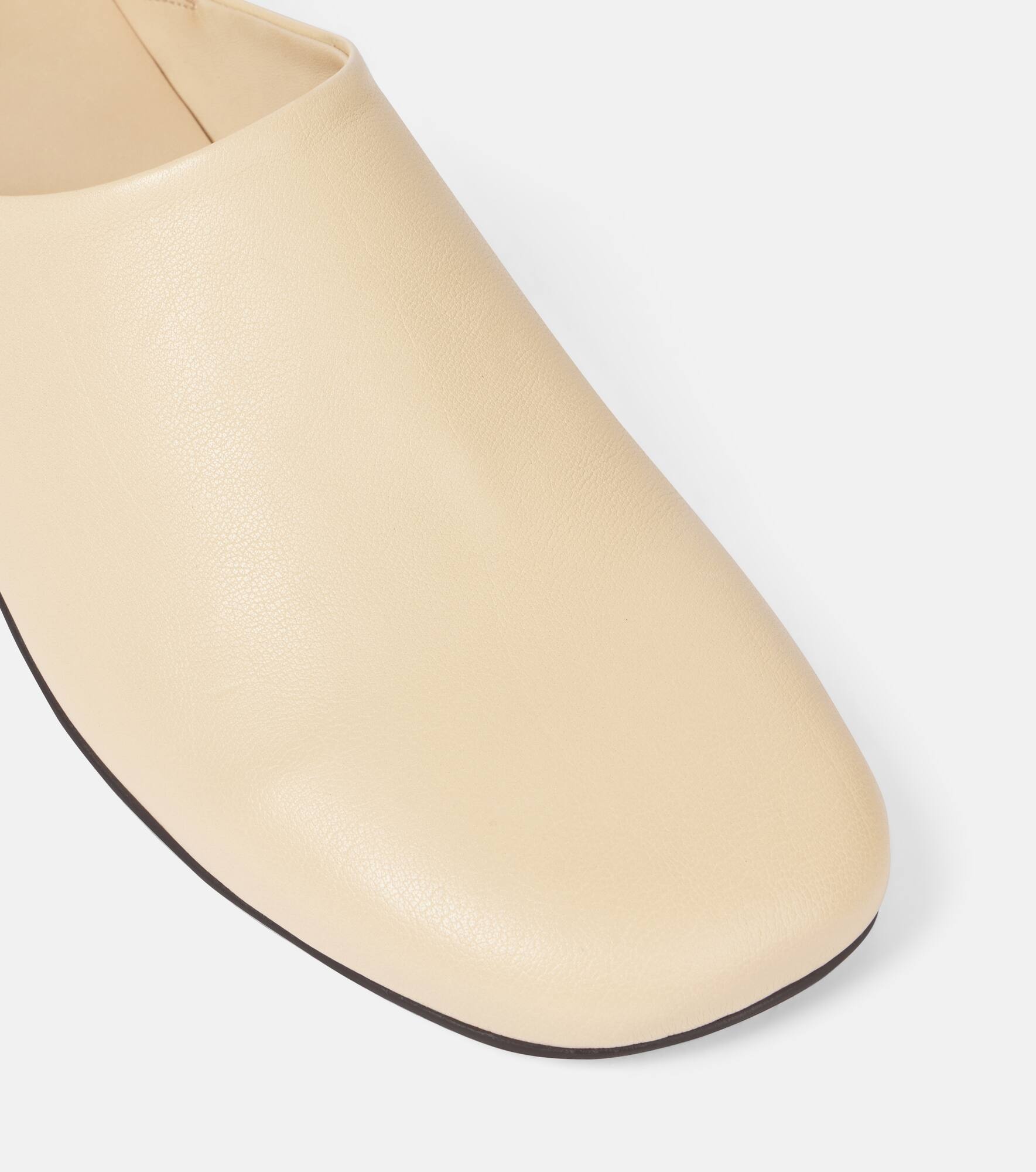 Convertible leather slip-on shoes - 5
