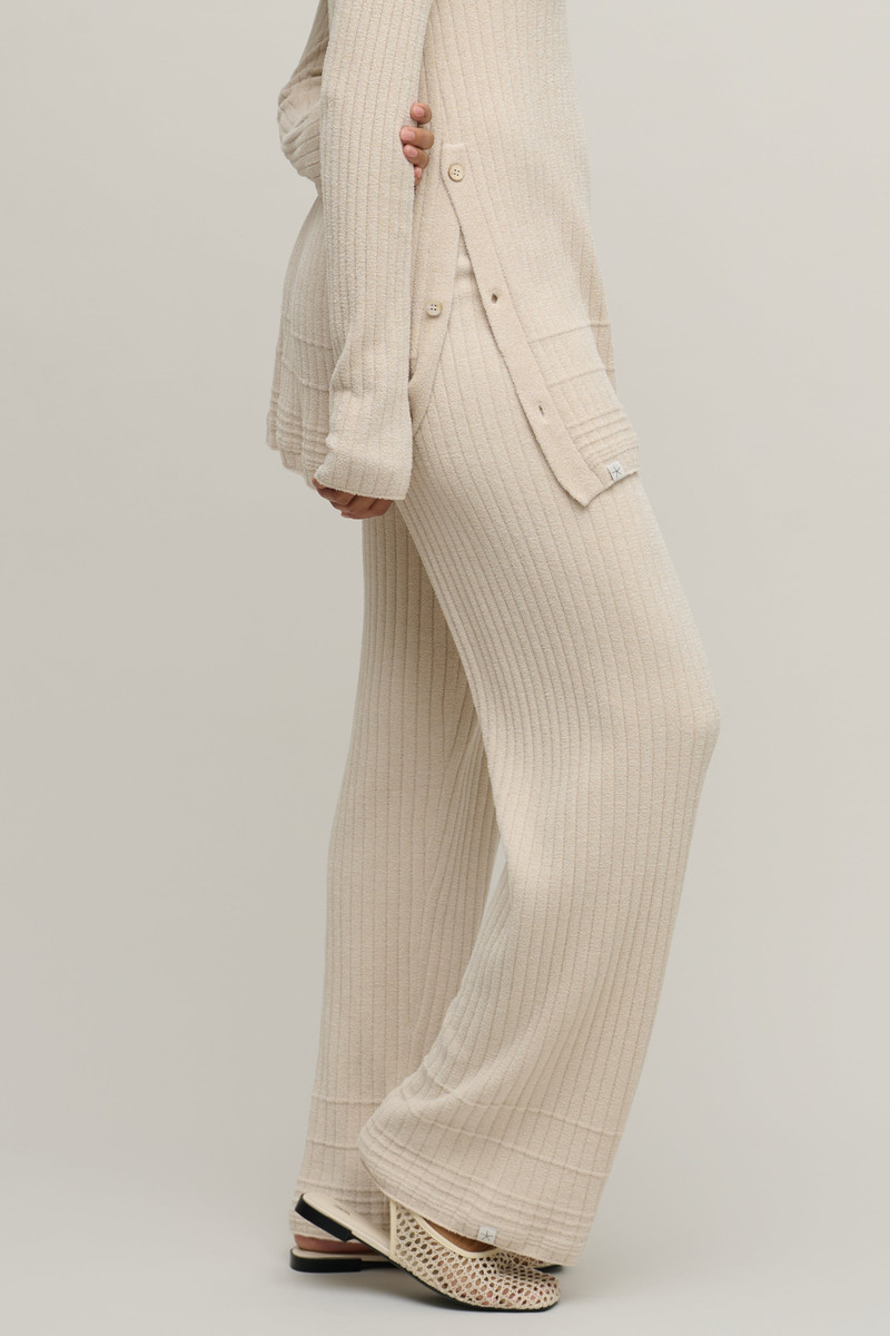 Barefoot Dreams CozyChic Ultra Lite® Textured Hem Rib Pant outlook
