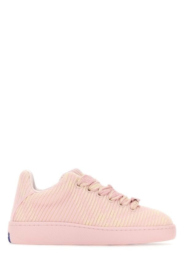 Burberry Woman Embroidered Fabric Box Sneakers - 1